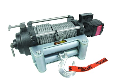 Mile Marker HI12000, A hydraulic winch is great for long, hard pulls without worries of burning up solenoids or draining batteries. Mile Marker’s HI12000 delivers that power running off the pickup’s power-steering pump. Kit comes complete with everything