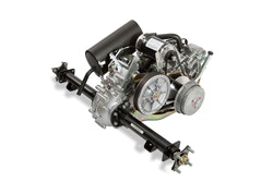 Four-horsepower-rated Subaru engine with electronic fuel injection