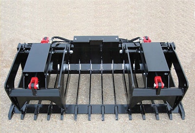 Landscaping: Move material such as rocks, brush, wood, metal and other hard-to-handle debris while leaving the dirt behind with SitePro Low Profile Tine Grapples from Worksaver. Designed for skid steers, the landscaping grapples are also useful for cleanu