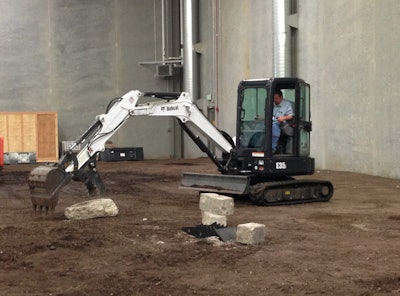 Bobcat compact excavator