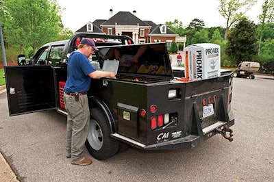 Keeping the contents of your work trucks lean and light will improve fuel economy.