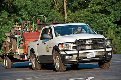 Loaded Pickup Trailer Bws7605