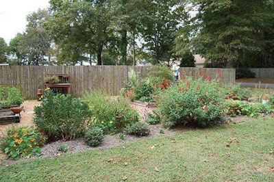 Magnolia Landscape provides a range of landscape styles, including this natural design that allows the customer to add personal touches.