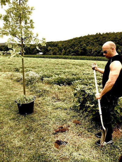Vin Diesel Plants Tree