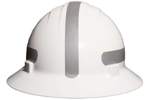 Hard Hat Reflective Mohawk Americana Full Brim Front
