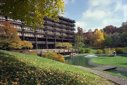 Deere’s world headquarters celebrates its 50th anniversary this year.