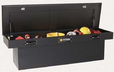 This Northern Tool + Equipment Deep Design Aluminum Crossover Holds 30 Percent More Cargo The Box Features Weather Resistant Seals, Locking Truck Style Pull Handles, Self Adjusting Strikers And A Continuous Piano Style Hinge