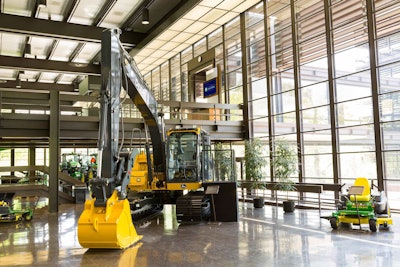Deere Had To Expand The Size Of The Access Doors To The Visitors Center As The Equipment Displayed There Got Bigger