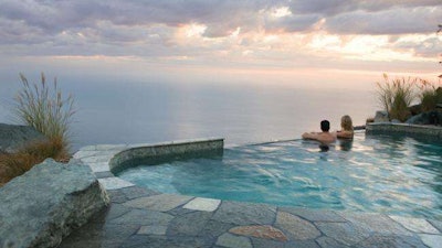 Jade Pool at Post Ranch Inn in Big Sur, California