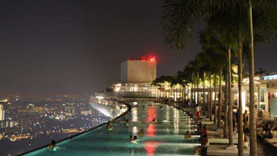 The Marina Bay Sands SkyPark in Singapore