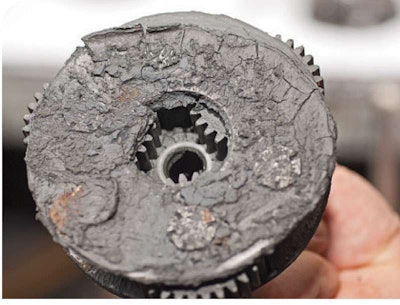 This Gunk Build Up Is A Mix Of Muddy Water And Grease Not The Proper Environment For Efficient Gear Operation