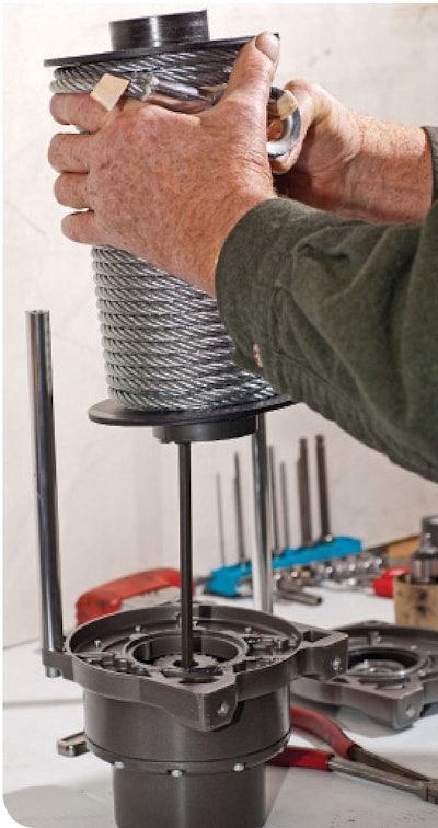 Disassembling The Drum From The Housing Reveals The Hex Shaft And Drive Spline