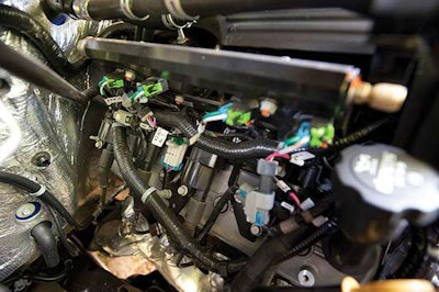 The 360 horsepower 6.0L makes 301 horsepower when switched over to CNG.