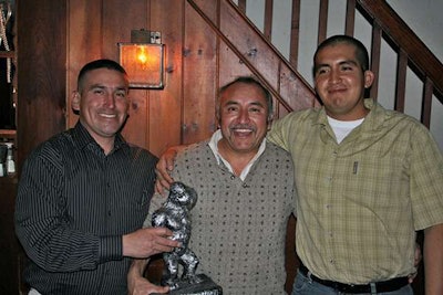 Customers vote online to choose “Employee of the Year” at YardApes. An awards dinner, ape trophy and gift card go to the winner.