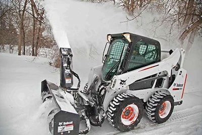 Bobcat S590 With Snowblower 197896 119495 Hr