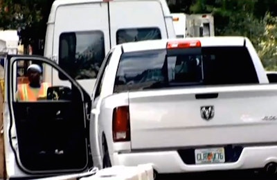 Police say the victim was stabbed in his pickup truck by the disgruntled employee. Credit: CBS New York