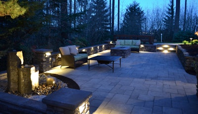 Patio at Night