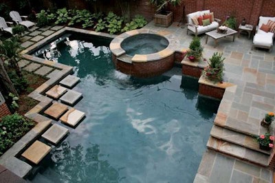 Water features are one of TG&R’s specialties, from unique pools and hot tubs to ponds and smaller bubblers.