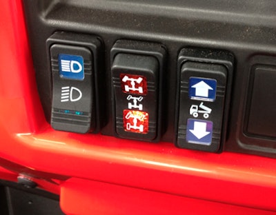 The Atlas has all-wheel drive, so the driver can switch between options depending on the amount of traction or power needed. They can also control the cargo bed from inside the cab.