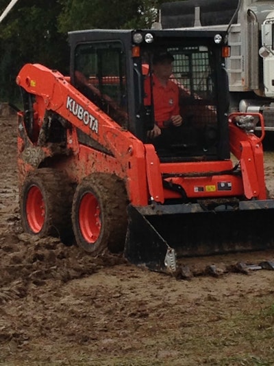 A Kubota Dealer Operates The New Skid Steer