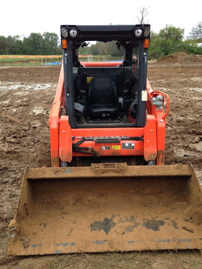 Kubota's Skid Steers Have Roll Up Doors