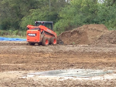 Kubota Dealers Operated The Equipment During Muddy Conditions In Nashville, Tennessee