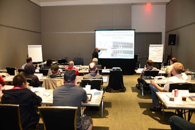 There are several education and certification opportunities at industry shows.