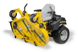 The Raptor makes deck height adjustments from 1 1/2 to 4 1/2 inches.