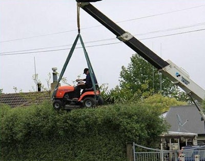 Mower Trimming Bush