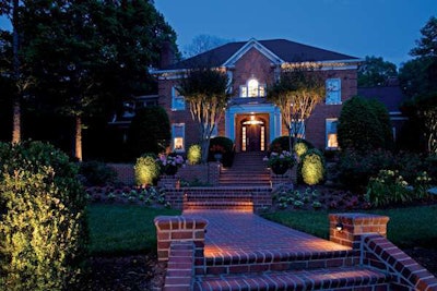 By adding lighting to their clients’ projects, like these along the stairs, TG&R allows the homeowners to enjoy their spaces even after the sun goes down.