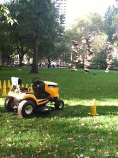 On October 10, Cub Cadet gave members of the media an opportunity to test drive the new XT Enduro Series of lawn tractors at Madison Square Park.