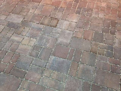 Belgard’s Catalina Slate was also on display in their GIE+EXPO booth.