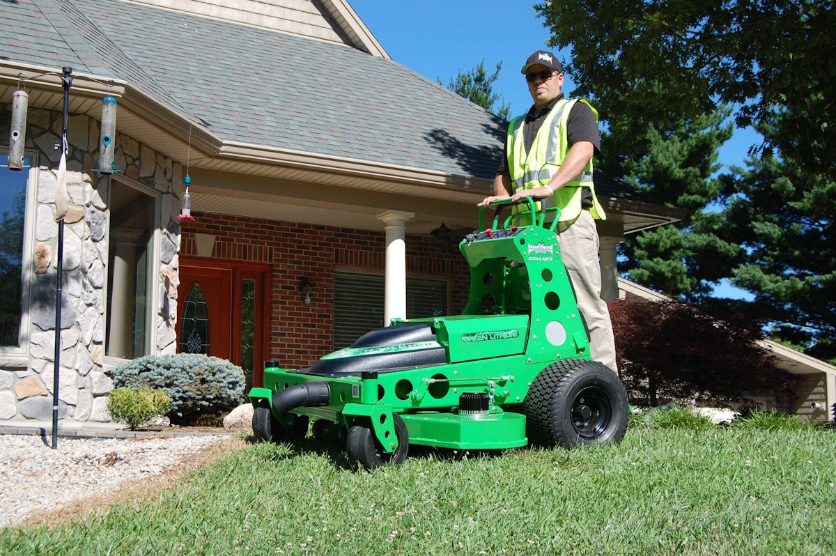 Mean green walk behind mower deals