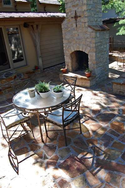 By bringing his employees to tradeshows every year, Land has found he can implement new technologies, products and materials into all of his projects. He believes anything outside of the four walls of a client’s home is fair game for his company.