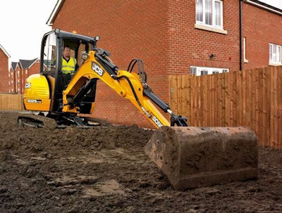 Unveiled at ConExpo-Con/Agg, the JCB 8029 CTS compact excavator has a 25-horsepower engine and a tail swing just 18 1/2 inches longer than the 8025 zero-tail swing machine.