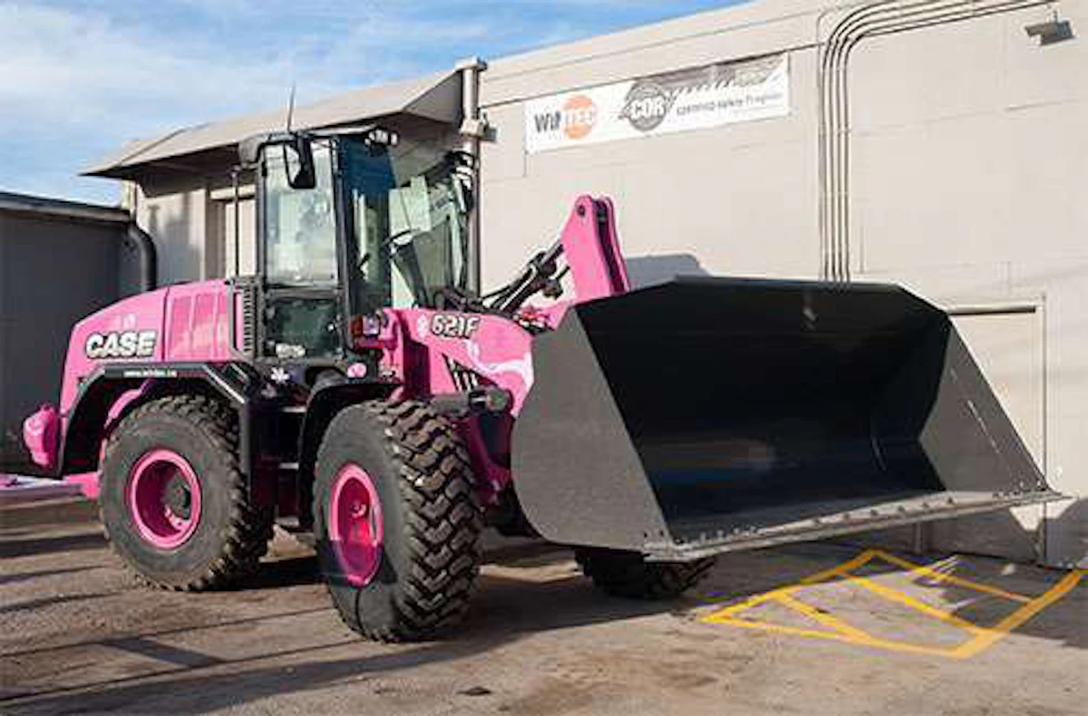 Wintec Building Services Adds Pink Case Wheel Loader to Snow Removal ...