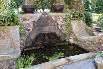 Koi ponds and other types of water features are popular with Steven Wright’s customers. He designs all of his projects using 3D CAD software. When the project is finished, he gives the client a book with photos of their redesigned yard.
