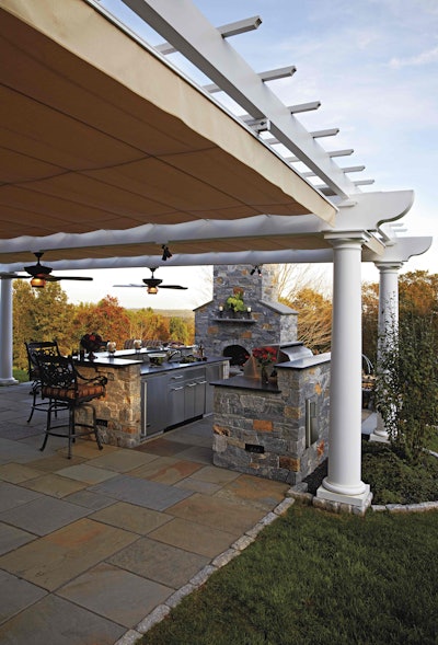 Outdoor Kitchen Coverings Photo