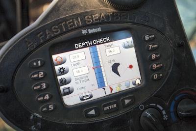 Excavator Depth Check Display 215564 Hr