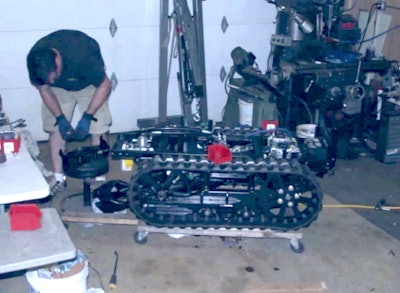 Ryan-M-building-mini-dozer