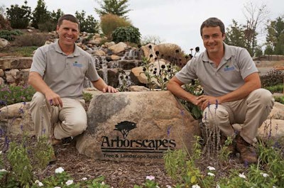 Jason Tebben and Nathan Morrison with Arborscapes Tree and Landscape Specialists of Pineville,, North Carolina www.arborscapes.net