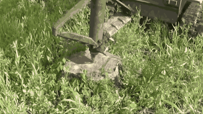 A sped-up look at the Stumpex in action. You can watch a real-time video below.