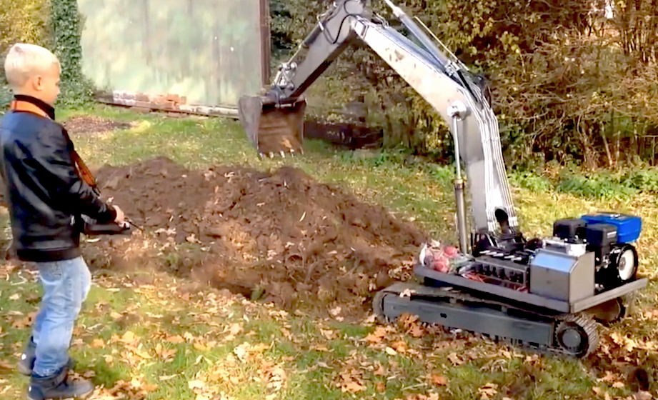 remote control mini excavator