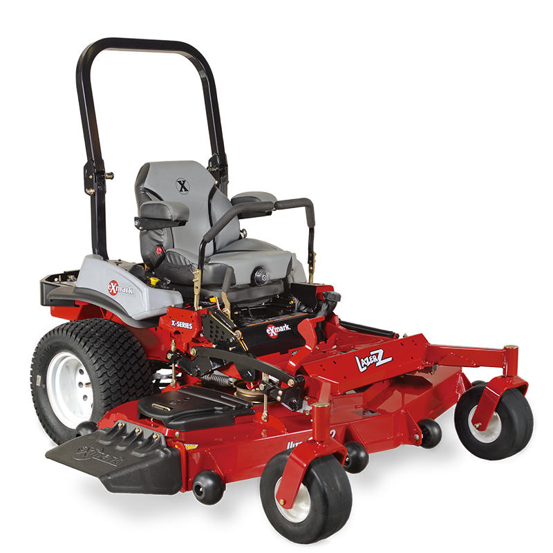 red exmark lazer z x-series riding zero turn lawn mower