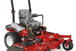 red exmark lazer z x-series riding zero turn lawn mower