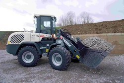 The Terex TL120 compact wheel loader.