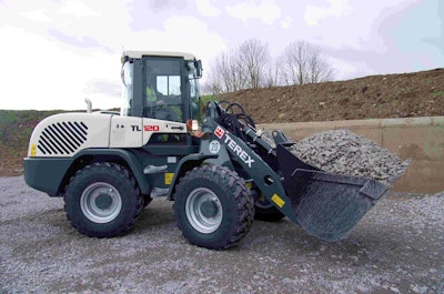 The Terex TL120 compact wheel loader.