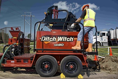 Product photos such as this shot of the Ditch Witch MR90 are plentiful on the company’s redesigned website.