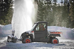 The Bobcat MY15 3650 utility vehicle has a total of seven PTO-driven and non-PTO attachments available.