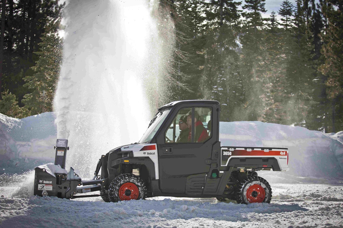 Bobcat’s 3600, 3650 utility vehicles feature hydrostatic drive